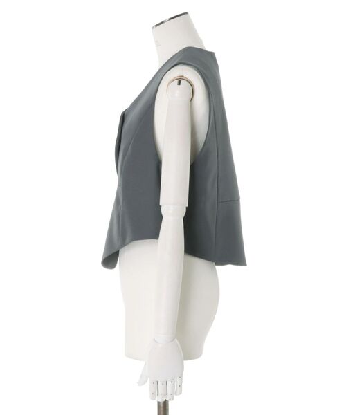 UN3D.（アンスリード）の「WAVE ASYMMETRY VEST / ウェーブアシンメトリーベスト（ベスト・レディース・ブラック/グレー・FREE）」の15枚目の写真