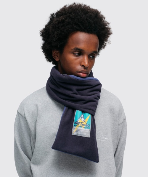 WILD THINGS/ワイルドシングス】REVERSIBLE FLEECE MUFFLER（マフラー