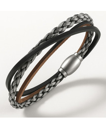 MARK-4（マーク4）の「LAYERED LEATHER BRACELET (3T3C)（ブレスレット）」
