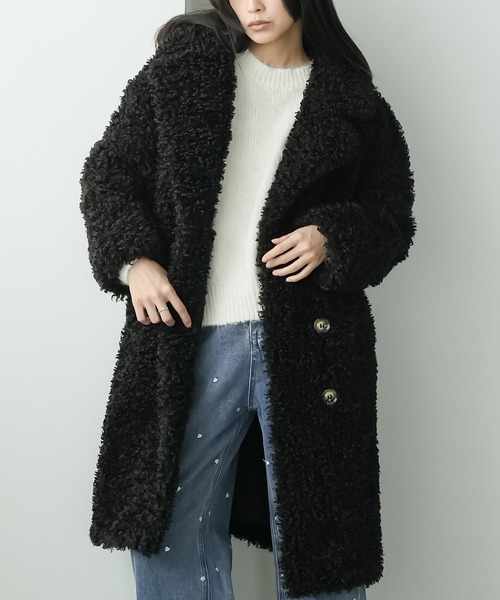 セール】テディボアロングコート（チェスターコート）｜mili an deni