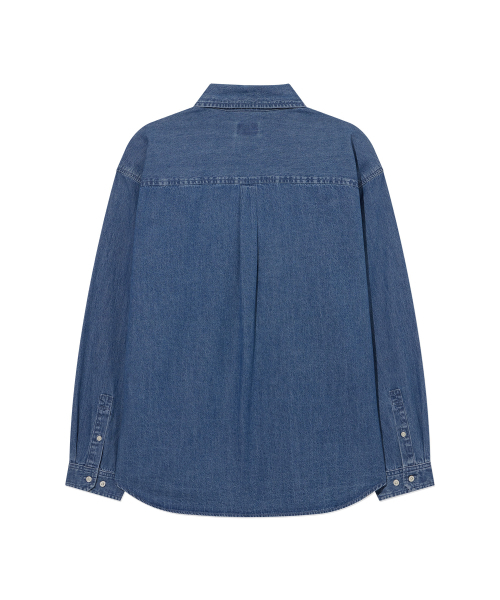 COVERNAT（カバーナット）の「ベーシックデニムシャツ ブルー（シャツ/ブラウス・メンズ・その他・LARGE/X-LARGE/MEDIUM/X-SMALL/SMALL/XX-LARGE）」の3枚目の写真
