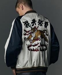 NOT4NERD（ノットフォーナード）の「NOT4NERD/ノットフォーナード/Horned Tiger Satin Blouson Jacket（スカジャン）」