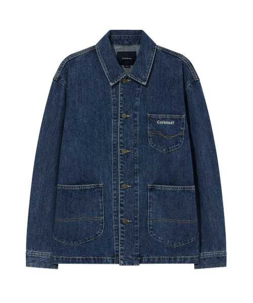 COVERNAT(カバーナット)の「デニムチョアジャケット インディゴ(デニムジャケット・レディース・その他・MEDIUM/LARGE/X-LARGE)」の2枚目の写真