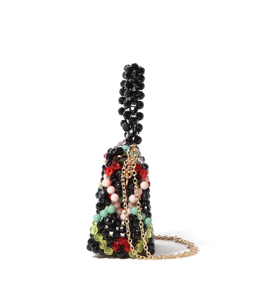 ESTNATION（エストネーション）の「TOOS / ビーズミニバッグ《ESTNATION EXCLUSIVE》（ショルダーバッグ・レディース・ブラック・FREE）」の3枚目の写真