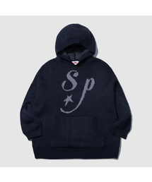 カジュアルグラフィックユニセックスオーバーサイズソフトフードニットTシャツ _ 3COLOR