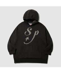 カジュアルグラフィックユニセックスオーバーサイズソフトフードニットTシャツ _ 3COLOR