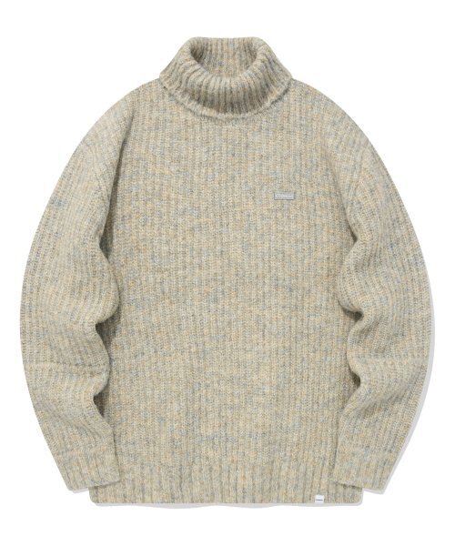 COVERNAT(カバーナット)の「マルチカラータートルネックニットオートミール(ニット/セーター・レディース・その他・LARGE/SMALL/X-LARGE)」の1枚目の写真