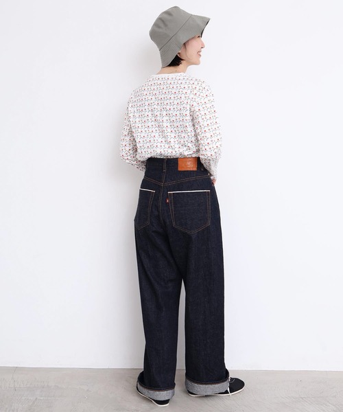 l'atelier du savon(アトリエドサボン)の「ならんだチューリップ プリントロンT(Tシャツ/カットソー・レディース・ホワイト/イエロー・FREE)」の20枚目の写真