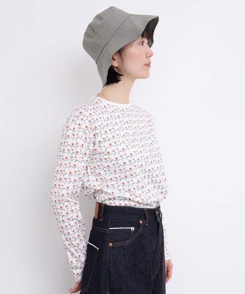 l'atelier du savon(アトリエドサボン)の「ならんだチューリップ プリントロンT(Tシャツ/カットソー・レディース・ホワイト/イエロー・FREE)」の11枚目の写真