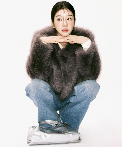 NICK&NICOLE（ニックアンドニコール）の「CRYSTAL FAUX LEATHER TOTE BAG_SILVER（ショルダーバッグ・レディース・その他・FREE）」の6枚目の写真