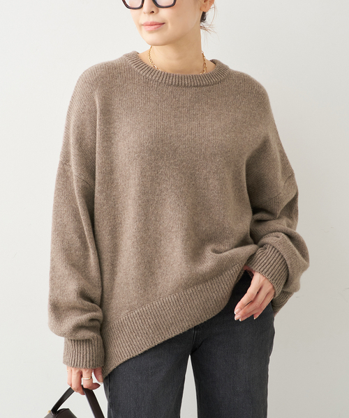 Deuxieme Classe（ドゥーズィエムクラス）の「* 追加 Cashmere ベーシック ニット（ニット/セーター・レディース・ベージュ/タン・FREE）」の6枚目の写真