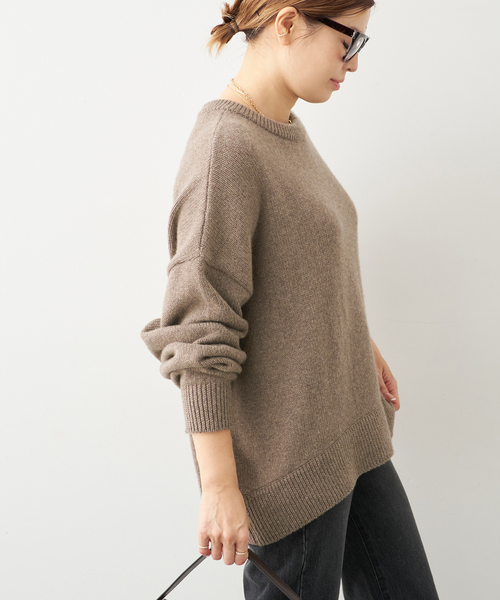Deuxieme Classe（ドゥーズィエムクラス）の「* 追加 Cashmere ベーシック ニット（ニット/セーター・レディース・ベージュ/タン・FREE）」の8枚目の写真