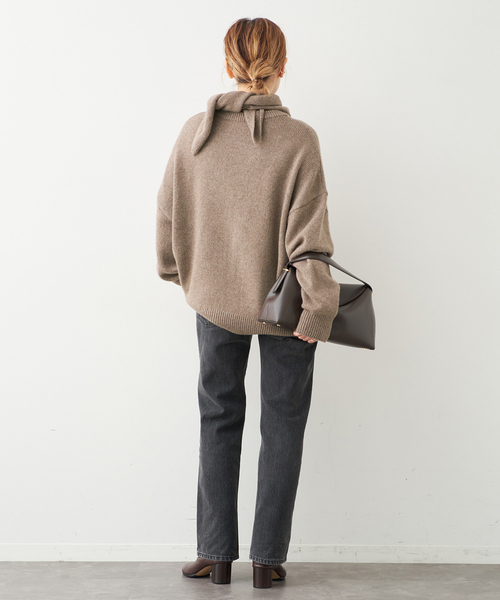 Deuxieme Classe（ドゥーズィエムクラス）の「* 追加 Cashmere ベーシック ニット（ニット/セーター・レディース・ベージュ/タン・FREE）」の11枚目の写真