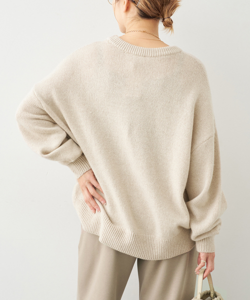 Deuxieme Classe（ドゥーズィエムクラス）の「* 追加 Cashmere ベーシック ニット（ニット/セーター・レディース・ベージュ/タン・FREE）」の14枚目の写真