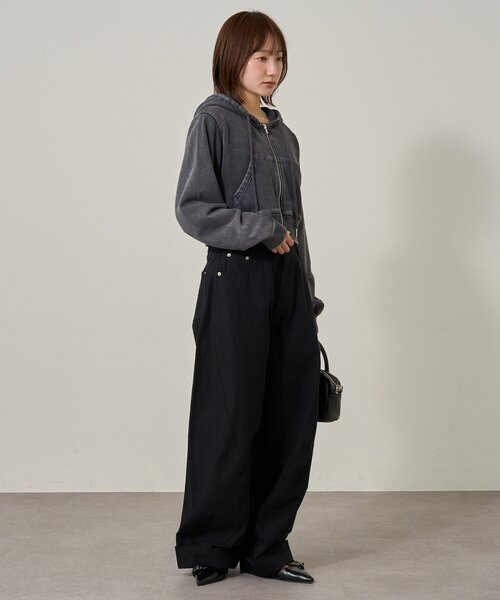 mline（エムライン）の「[mline]ロールアップ カーゴパンツ（その他パンツ・レディース・ブラック/グレー・1/2）」の13枚目の写真