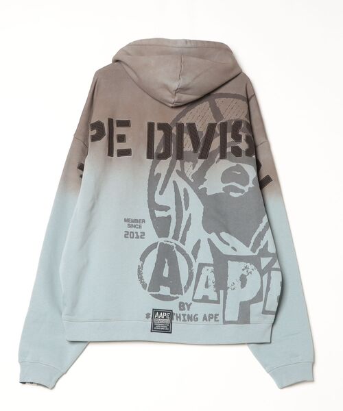 AAPE BY A BATHING APE（エーエイプバイアベイシングエイプ）の「AAPE PULLOVER HOODIE（パーカー・メンズ・ベージュ系その他/ライトブラック・SMALL/LARGE/X-LARGE/MEDIUM）」の12枚目の写真