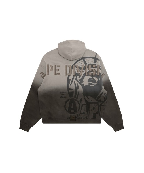 AAPE BY A BATHING APE（エーエイプバイアベイシングエイプ）の「AAPE PULLOVER HOODIE（パーカー・メンズ・ベージュ系その他/ライトブラック・SMALL/LARGE/X-LARGE/MEDIUM）」の6枚目の写真