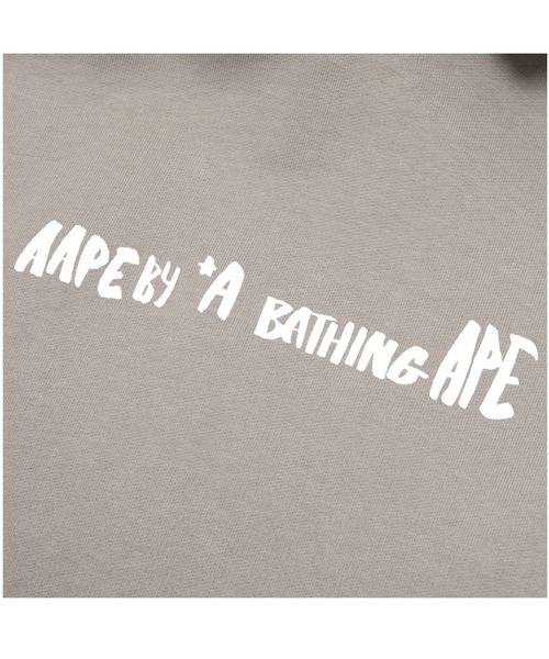 AAPE BY A BATHING APE（エーエイプバイアベイシングエイプ）の「AAPE PULLOVER HOODIE（パーカー・メンズ・ベージュ系その他/ライトブラック・SMALL/LARGE/X-LARGE/MEDIUM）」の7枚目の写真