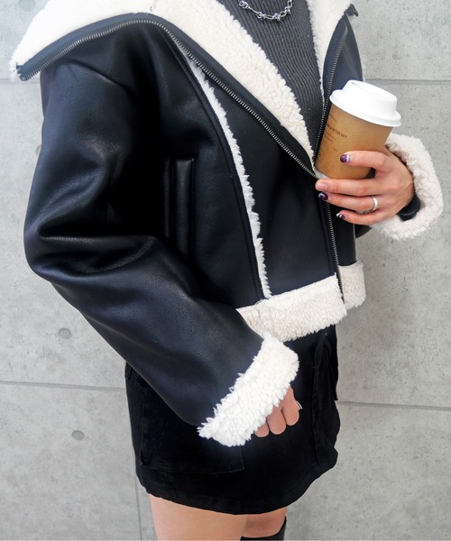 セール】ゴウヒムートンジャケット（ムートンコート）｜FUN（ファン