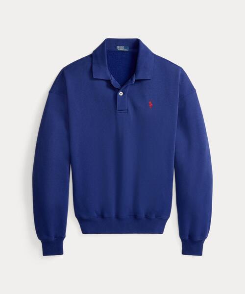 ポロカラー フリース プルオーバー（その他トップス）｜POLO RALPH