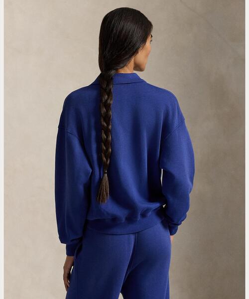 POLO RALPH LAUREN（ポロ ラルフ ローレン）の「ポロカラー フリース プルオーバー（その他トップス・レディース・ブルー・S/M/L/XL/XS）」の5枚目の写真