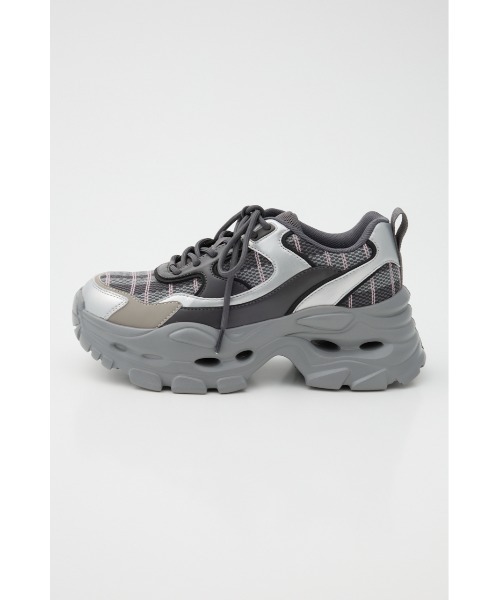 SLY（スライ）の「【2026SS新作】AIR CORE KNIT SNEAKER エアー コア ニット スニーカー 冬服 春服（スニーカー・レディース・ブラック/グレー系その他2・LARGE/MEDIUM/SMALL）」の4枚目の写真