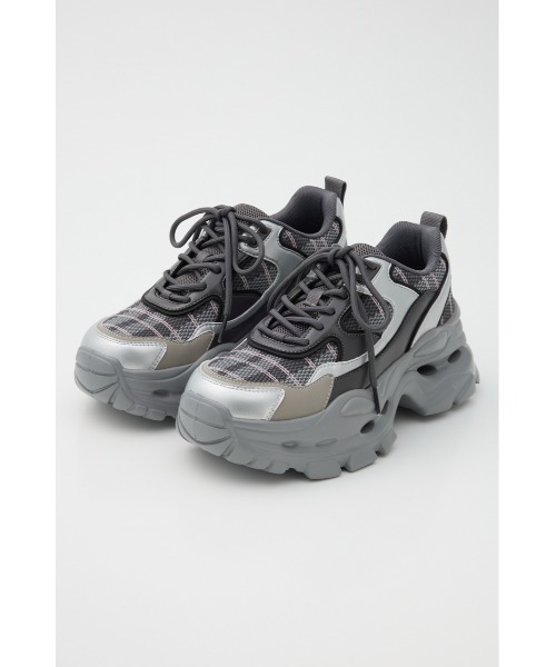 SLY（スライ）の「【2026SS新作】AIR CORE KNIT SNEAKER エアー コア ニット スニーカー 冬服 春服（スニーカー・レディース・ブラック/グレー系その他2・LARGE/MEDIUM/SMALL）」の5枚目の写真