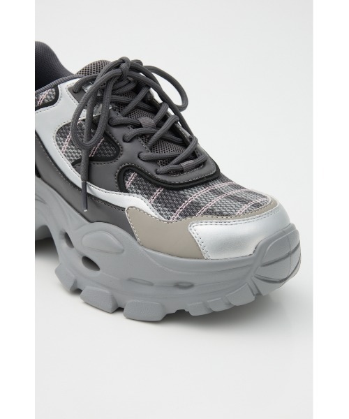 SLY（スライ）の「【2026SS新作】AIR CORE KNIT SNEAKER エアー コア ニット スニーカー 冬服 春服（スニーカー・レディース・ブラック/グレー系その他2・LARGE/MEDIUM/SMALL）」の10枚目の写真