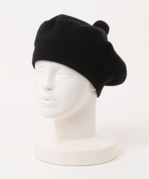 ROBERT MACKIE（ロバートマッキー）の「MACKIE | ポンポン ウール フェルトベレー UNISEX（ハンチング/ベレー帽・レディース・ネイビー/ブラック・F）」の15枚目の写真