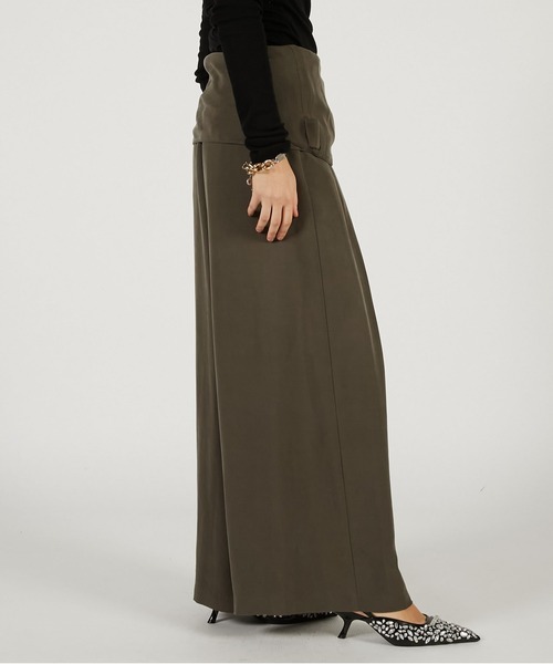 PRANK PROJECT（プランクプロジェクト）の「バックドレープ2WAYオールインワン / Back Drape 2WAY All-in-One（パンツドレス・レディース・ブラック/カーキ・36/38）」の22枚目の写真