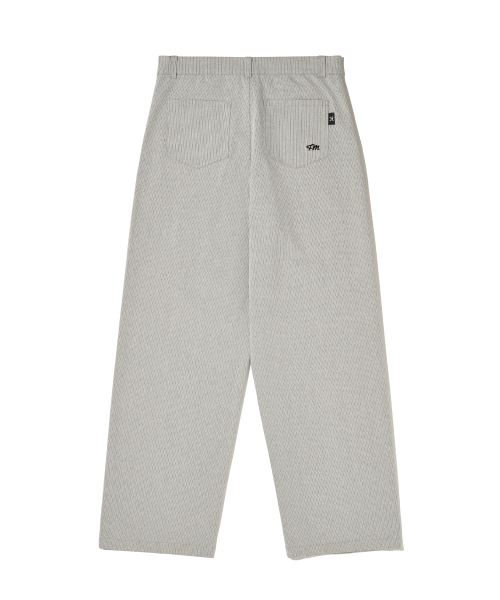 FIELDMANUAL（フィールドマニュアル）の「ストライプワイドデニムパンツライトグレー（スラックス・メンズ・その他・MEDIUM/LARGE/SMALL）」の2枚目の写真