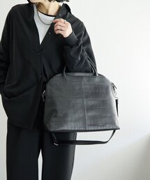 ear PAPILLONNER | 《本革/2way/A4サイズ対応》ダブルポケットボストンバッグL(ボストンバッグ)