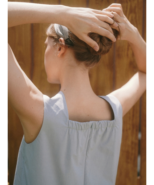 UNNOUT(アナウト)の「BANDING BALLOON MINI DRESS SKY(ワンピース・レディース・その他・FREE)」の2枚目の写真