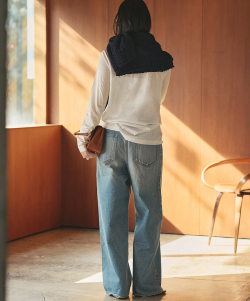 plage（プラージュ）の「loose fit nuance long Tシャツ（Tシャツ/カットソー・レディース・チャコールグレー/ブラウン/ホワイト/アイボリー・FREE）」の18枚目の写真