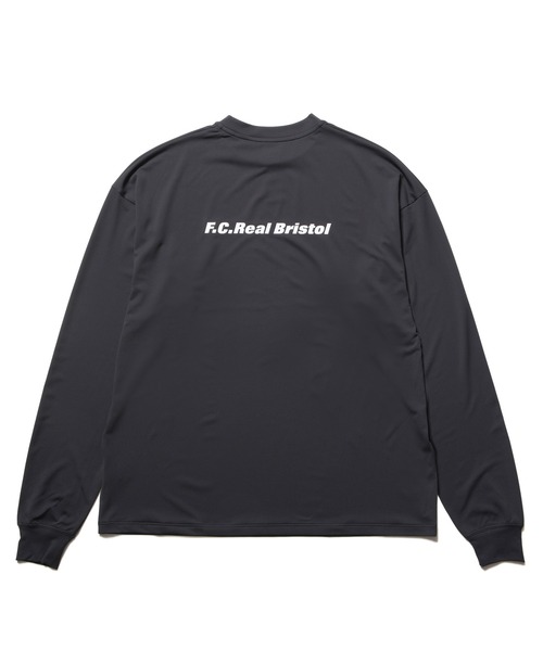 ソフ レアル ブリストル ロング tシャツ トップス カットソー ロゴ ブラック TRAINING L/S TOP（Tシャツ/カットソー）｜F.C.Real Bristol（エフシー