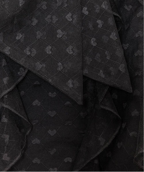 RANDA(ランダ)の「【Heart Collection】ハートチュールフリルボウタイブラウス(シャツ/ブラウス・レディース・ホワイト/ブラック・FREE)」の21枚目の写真