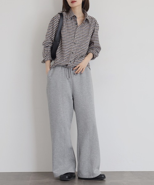 Ree&Mee(リーアンドミー)の「Ree&Mee チェック ネルシャツ 起毛 長袖 シャツ(シャツ/ブラウス・メンズ・グリーン/レッド/ベージュ/ネイビー・LL/L/M)」の20枚目の写真