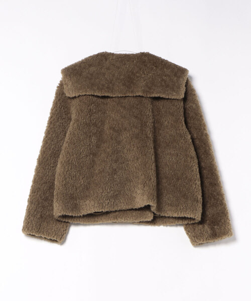 LADYM(ラディム)の「【LADYM】Teddy Boa Sailor Coat(その他アウター・レディース・アイボリー/ブラウン系その他・FREE)」の13枚目の写真