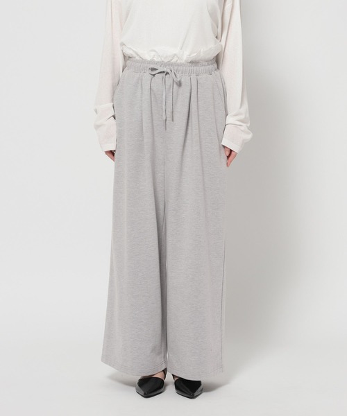 LOWRYS FARM（ローリーズファーム）の「Ｗウエストスウェットワイドパンツ　640899（スウェットパンツ・レディース・グレー/ライトグレー/ネイビー・FREE）」の22枚目の写真