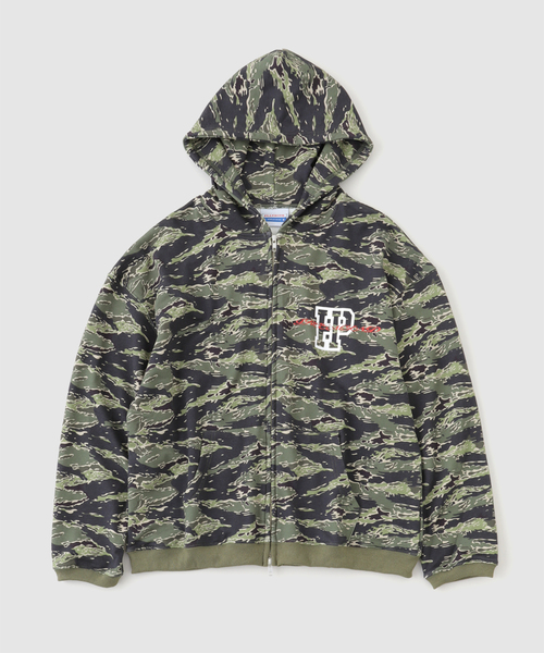 PLAYHOUR /プレイアワー Tiger Camo Zip Hoodie（パーカー）｜PLAY