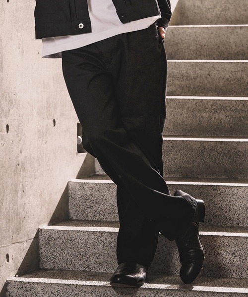 WONDER WALL MOTEL（ワンダーウォールモーテル）の「mp14446-BLACK DENIM 5POCKET PANTS ブラックデニムパンツ(26SSPT003)（デニムパンツ・メンズ・ブラック・XL/L/M/S）」の2枚目の写真