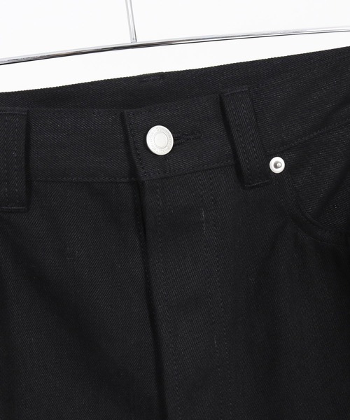 WONDER WALL MOTEL（ワンダーウォールモーテル）の「mp14446-BLACK DENIM 5POCKET PANTS ブラックデニムパンツ(26SSPT003)（デニムパンツ・メンズ・ブラック・XL/L/M/S）」の13枚目の写真