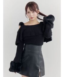 EATME｜イートミーのニット/セーター（オフショルダー）通販 - ZOZOTOWN