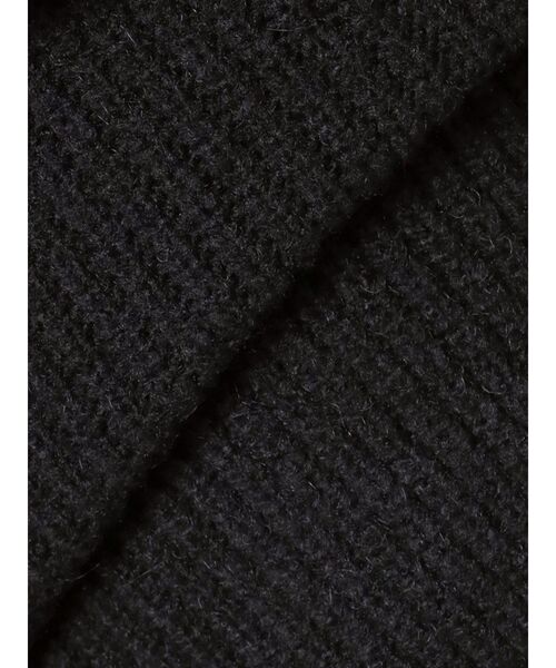 EATME（イートミー）の「フェイクファーストラップオフショルダーリブニット（ニット/セーター・レディース・アイボリー/ブラック・FREE）」の14枚目の写真