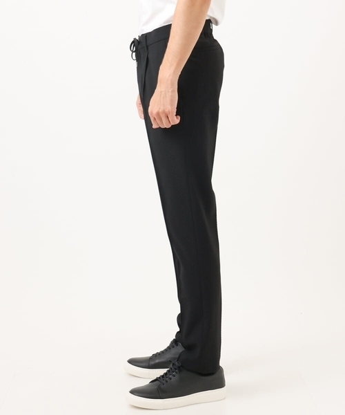 MICHEL KLEIN HOMME (ミッシェルクランオム)の「【セットアップ】ビックへリンボンスラックスパンツ(スラックス・メンズ・ブラック・MEDIUM/LARGE/X-LARGE)」の5枚目の写真