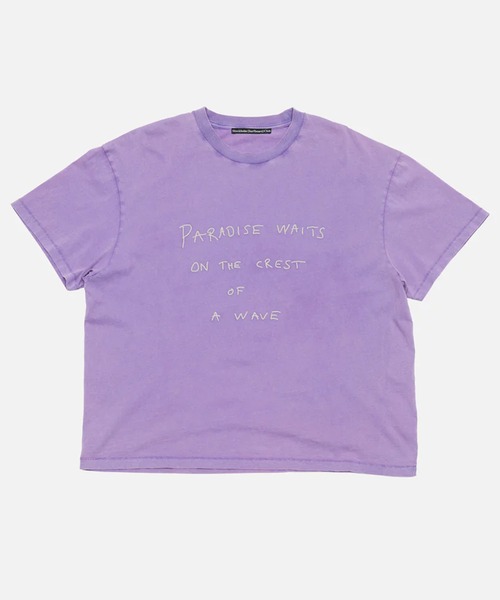Stockholm Surfboard Club(ストックホルムサーフボードクラブ)の「Stockholm Surfboard Club/ストックホルムサーフボードクラブ 半袖Tシャツ Embroidered T-Shirt(Tシャツ/カットソー・メンズ・パープル・L/M)」の10枚目の写真