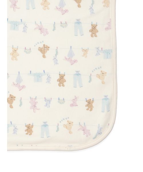 gelato pique(ジェラートピケ)の「【BABY】ウォッシングアニマル柄ブランケット(その他ベビー用品・キッズ・ブルー/オフホワイト・F)」の6枚目の写真