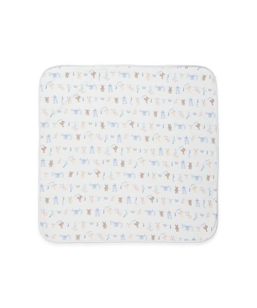 gelato pique(ジェラートピケ)の「【BABY】ウォッシングアニマル柄ブランケット(その他ベビー用品・キッズ・ブルー/オフホワイト・F)」の9枚目の写真