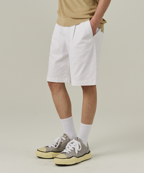ANALOG MOOD(アナログムード)の「コットンピンタックショートパンツ(ホワイト)(その他パンツ・メンズ・その他・L/XL)」の6枚目の写真