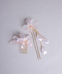 gargle（ガーグル）の「gargle ガーグル：SAKURAシリーズ　オーロラサクラ　桜　さくら　ヘアピン　コーム　かんざし（ヘアピン）」
